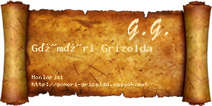 Gömöri Grizelda névjegykártya
